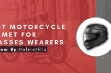 best motorcycle helmet for glasses wearers